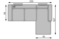Конфигурация гарнитура Диван STICK