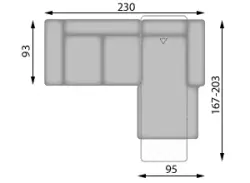 Конфигурация гарнитура Диван SAMBIA