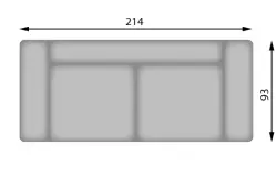 Конфигурация гарнитура Диван SAMBIA