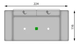 Конфигурация гарнитура Диван SATELLITE-S