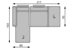 Конфигурация гарнитура Диван TOTO