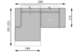 Конфигурация гарнитура Диван EMILI