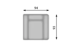 Конфигурация гарнитура Kресло NICE