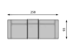 Конфигурация гарнитура Диван NICE