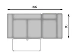 Конфигурация гарнитура Диван PARA
