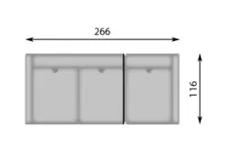 Конфигурация гарнитура Диван POLLY
